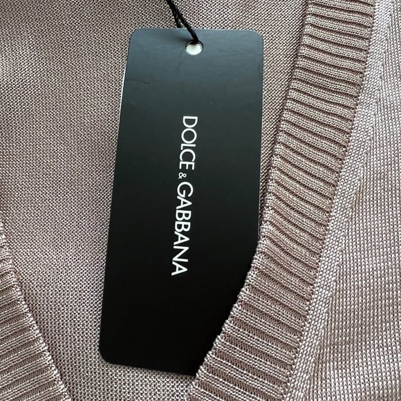 NWT DOLCE & GABBANA Knit Buttoned Cardigan Sweater sz 46  / size 10 - Picture 7 of 16